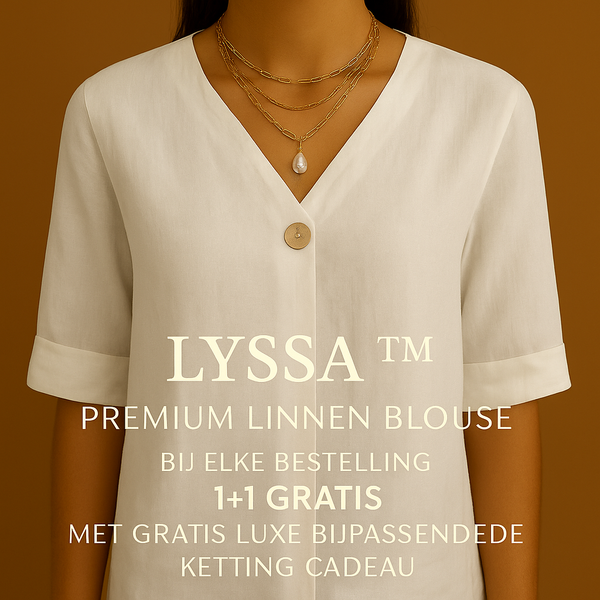 LYSSA™  Premium Linnen Blouse + Gratis Ketting Cadeau