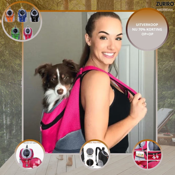 PawVenture™ Backpack  De Ultieme Hondendrager
